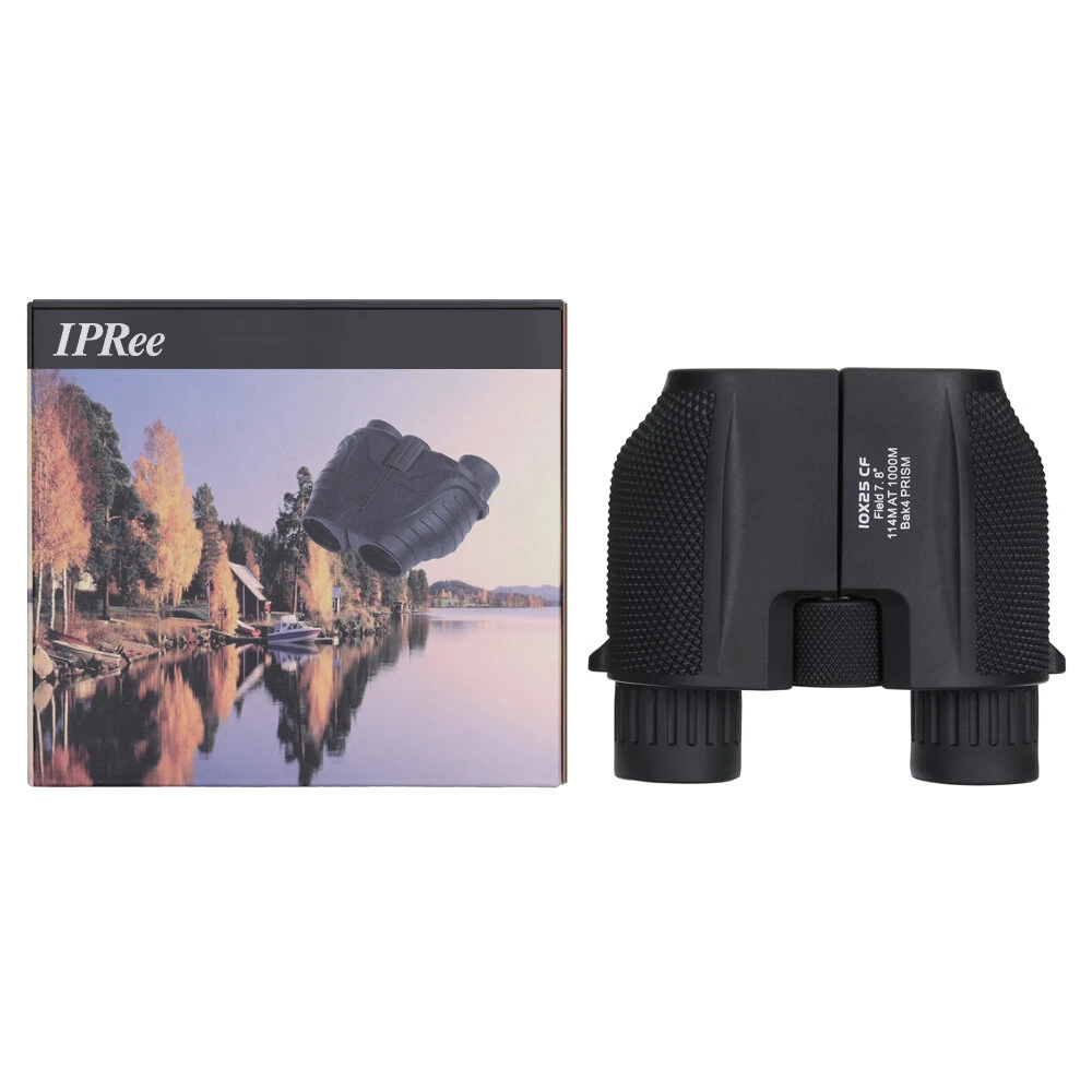 (image for) IPRee 10x25 Telescope High Power HD Binocular Mini Portable Telescope For Camping Travel